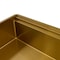 Ruvati 33 in. Polished Brass Matte Gold SS Workstation Two-Tiered Ledge Undermount Kitchen Sink RVH6222GG - alternate 2